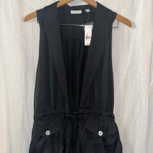 Black Sleeveless Jumpsuit